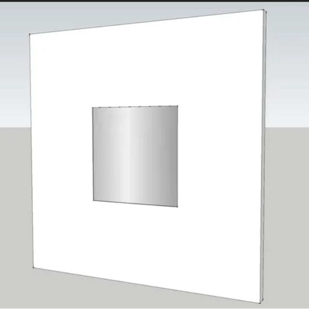 IKEA Mirrors Malma Mirrors White set of 2 - Picture 8 of 8